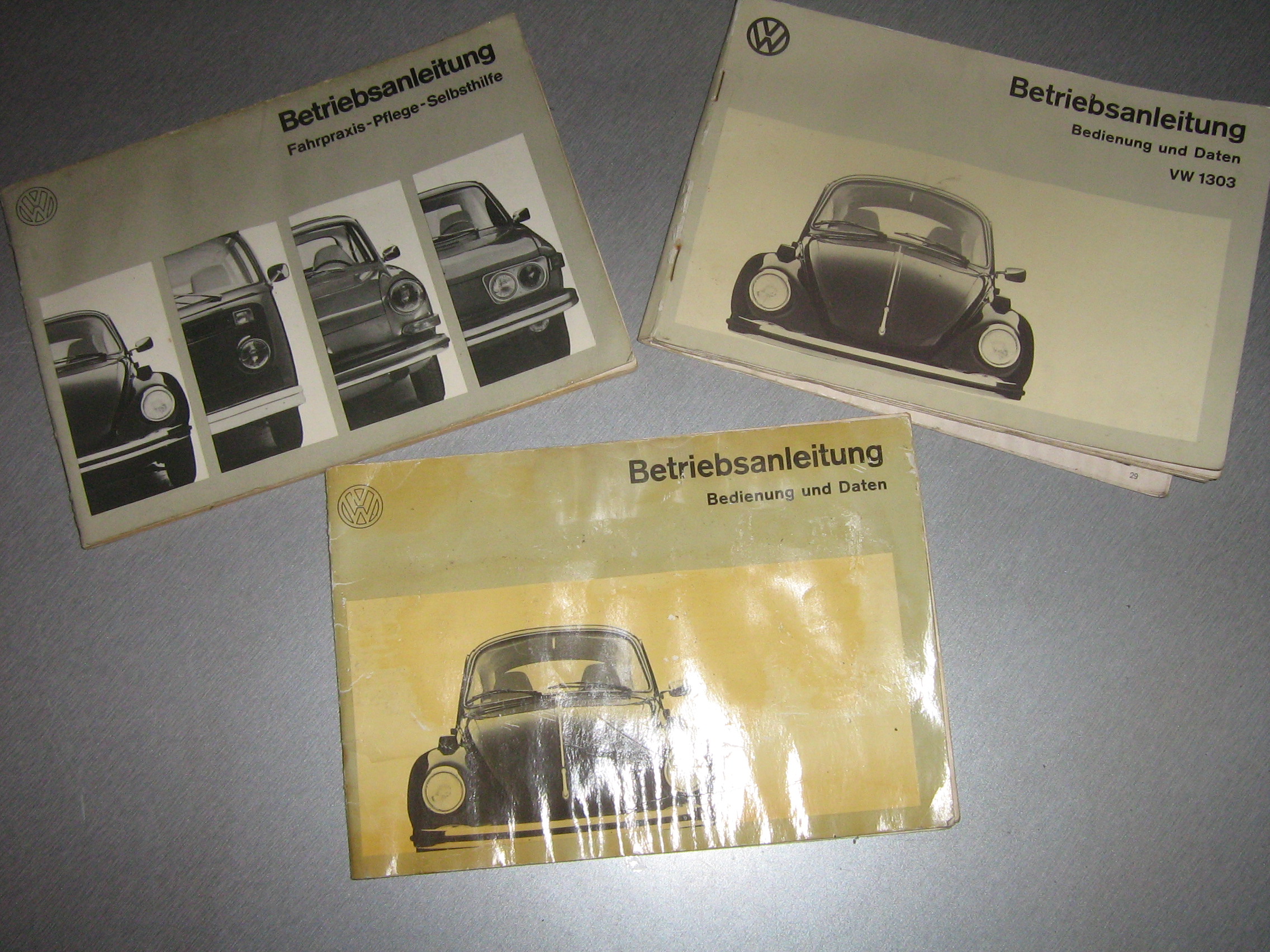 orginale Dokumente von VW