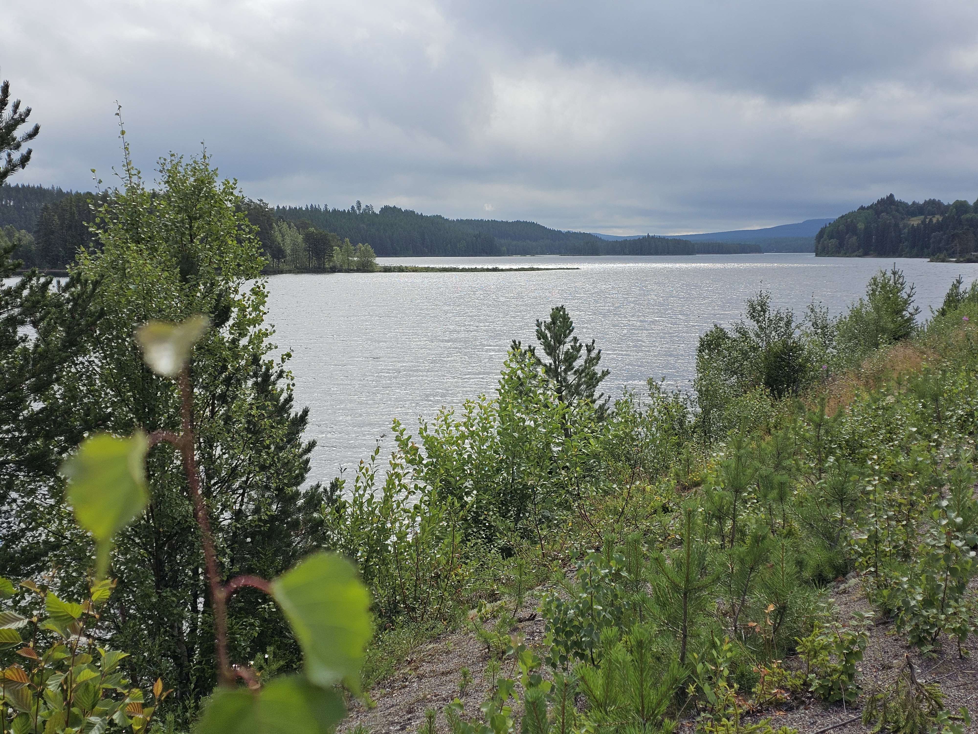 Blick auf Brossofjorden