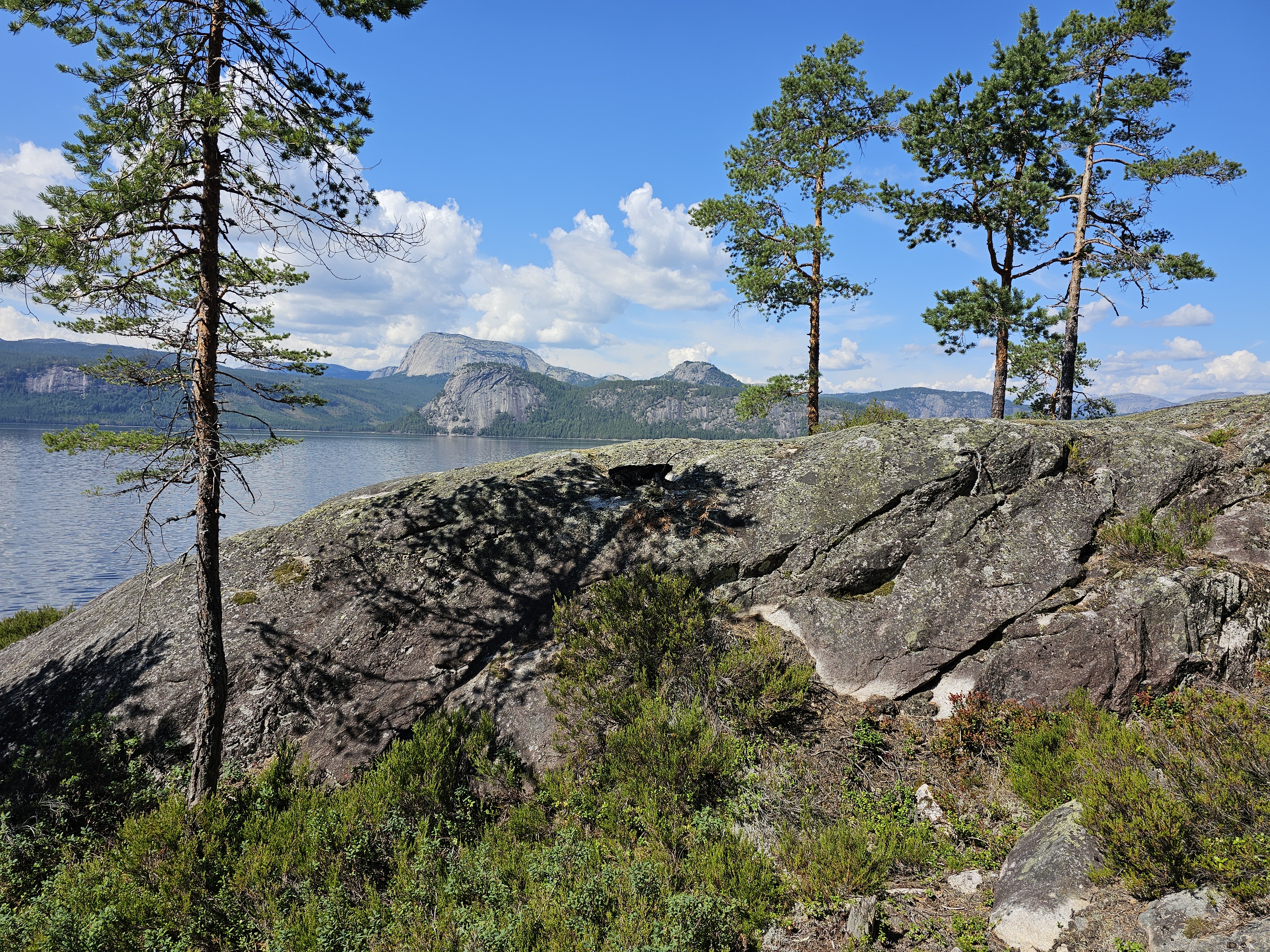 Blick auf Nisser See 