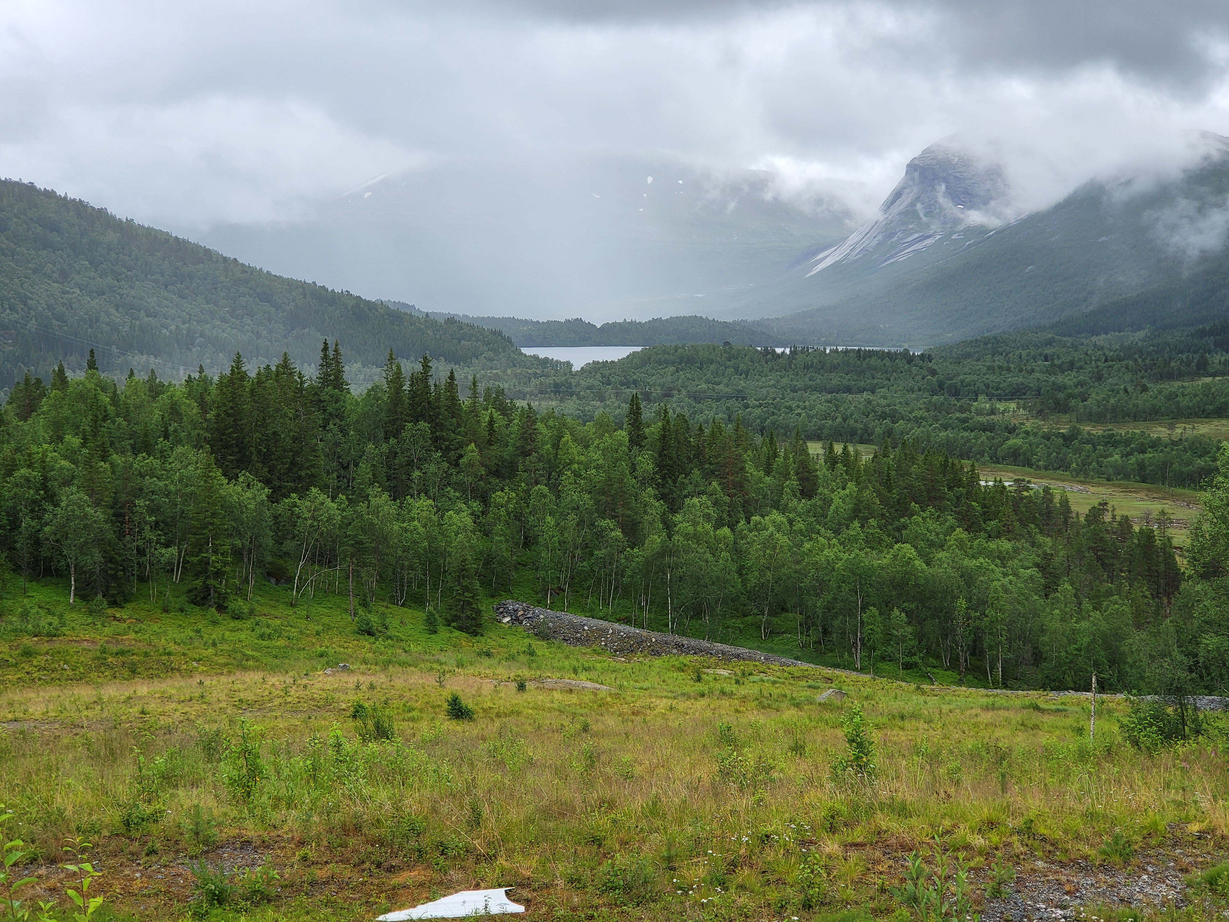 Blick in die Weite von Norwegen