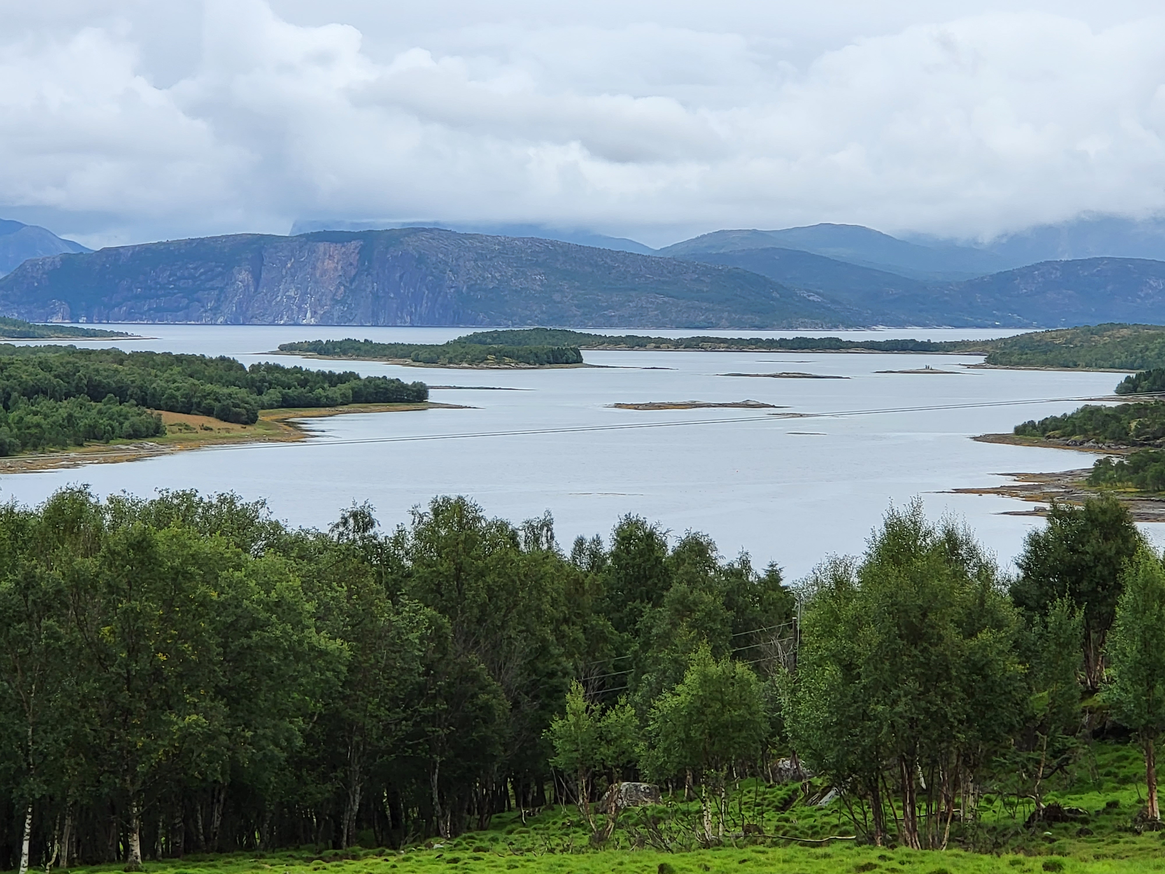 Blick in die Weite von Norwegen