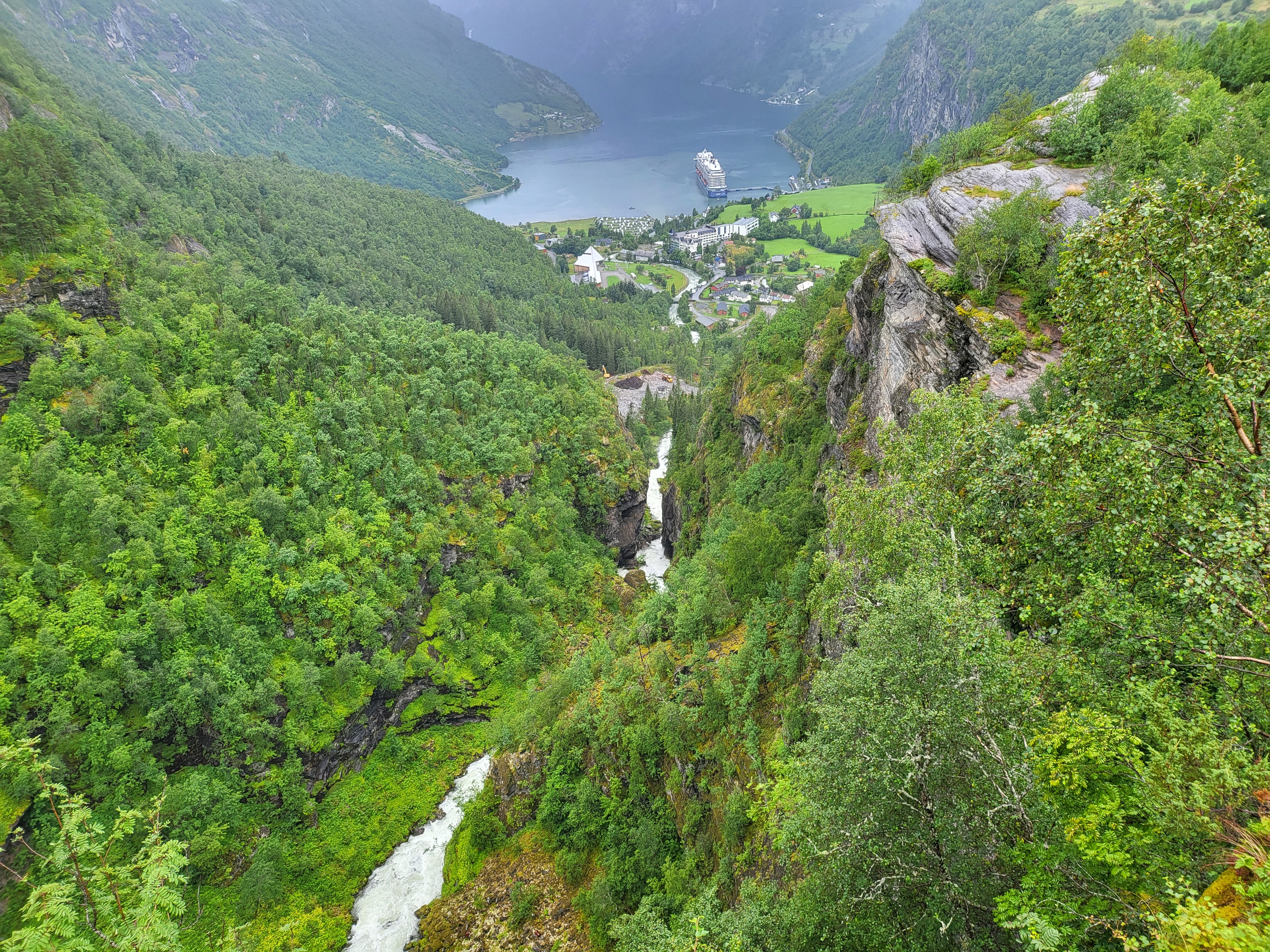 Blick von der Plattform