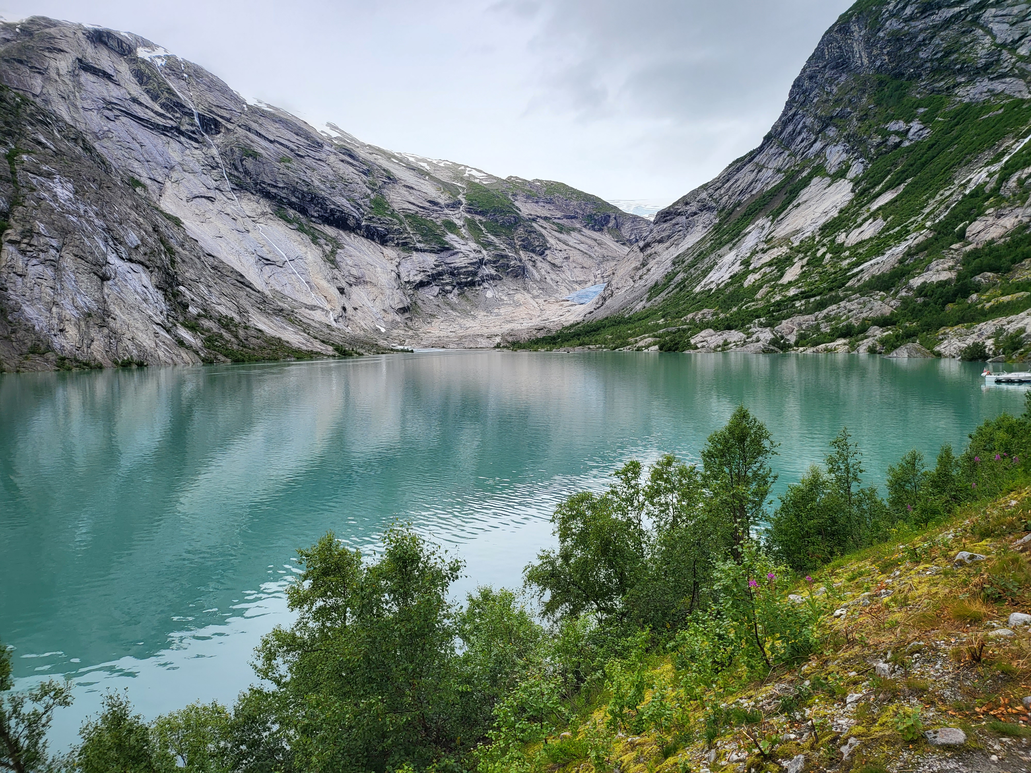 Blick auf Gletscher