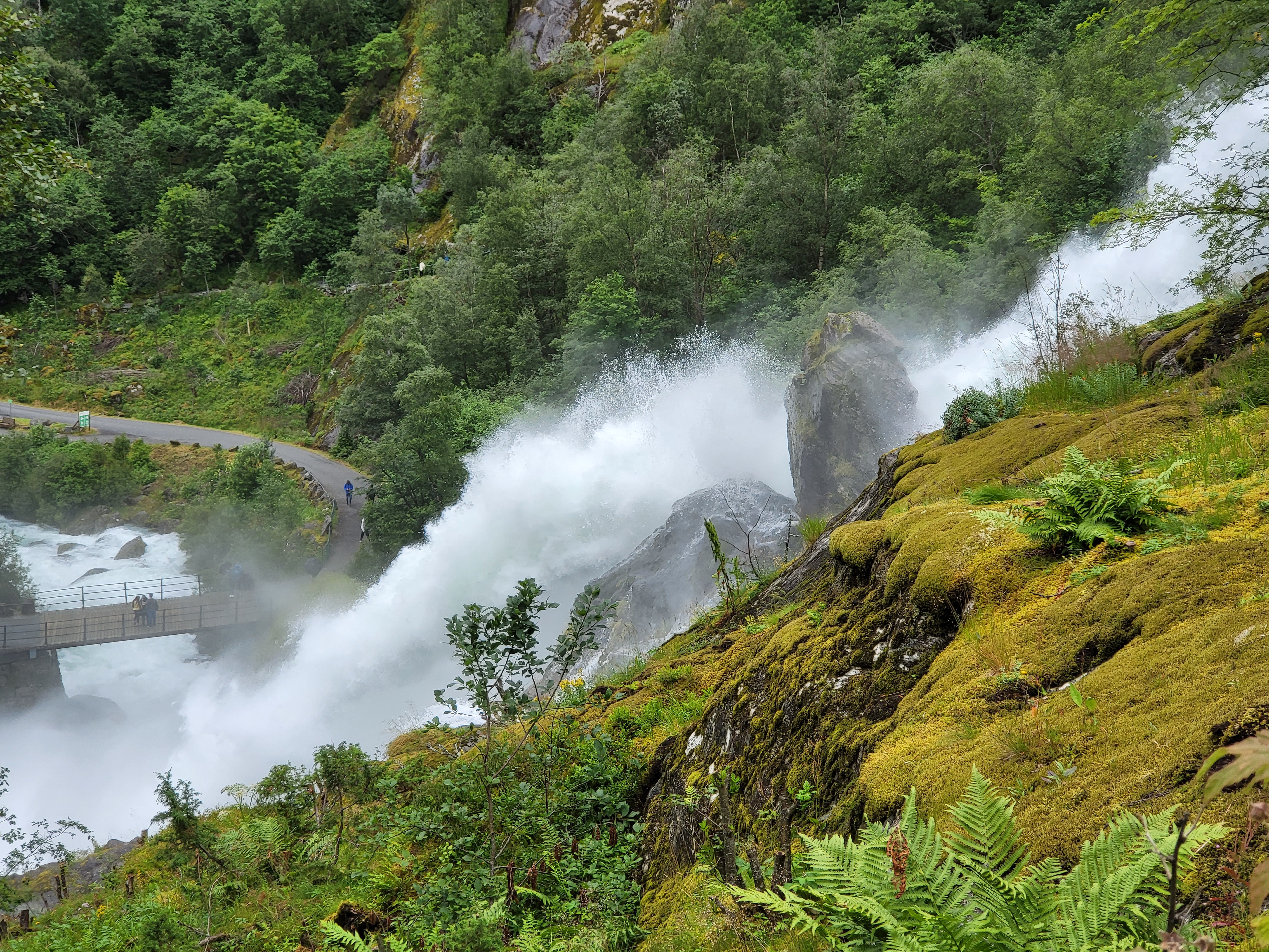 Blick auf den Volefossen