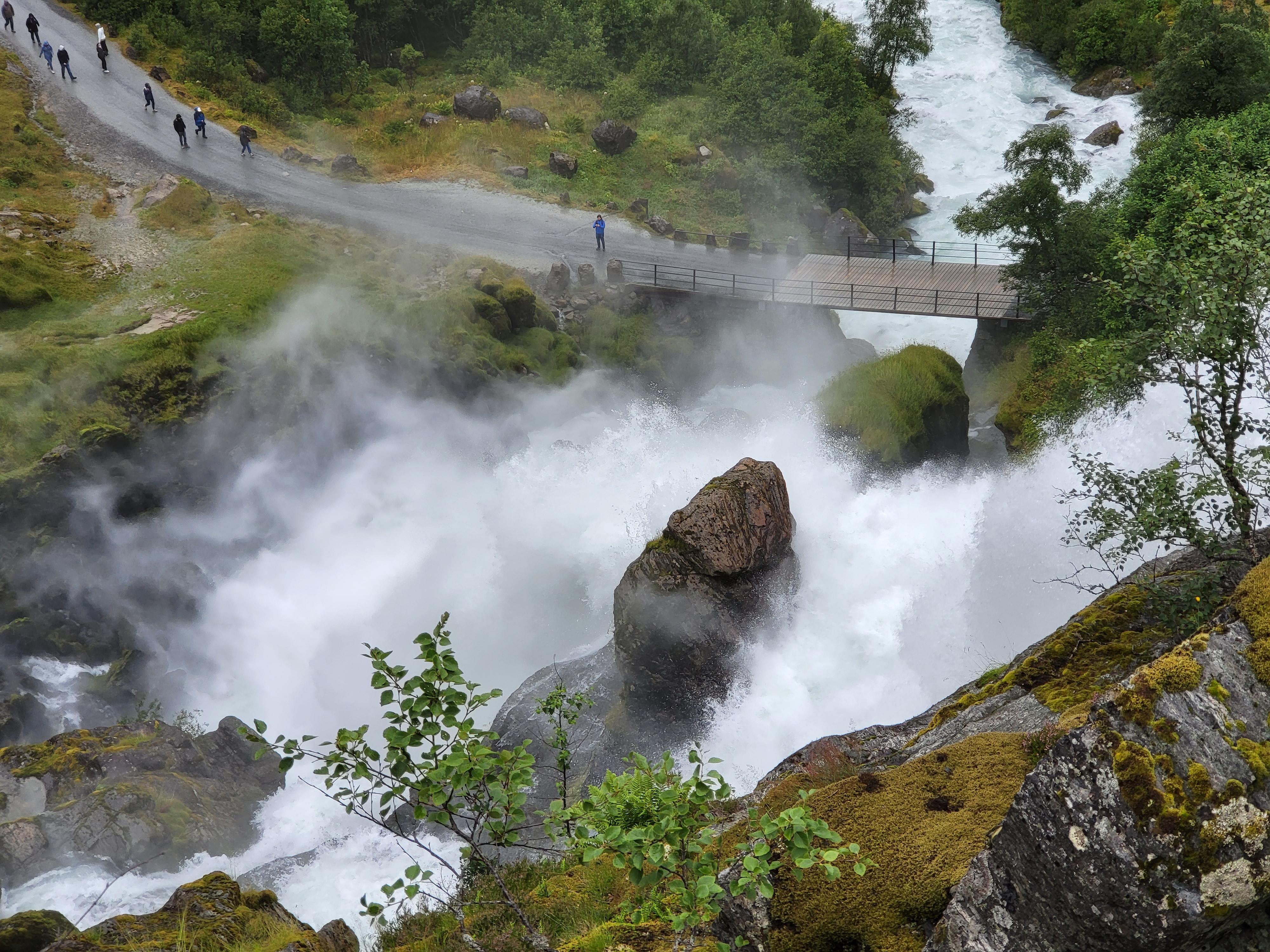 Blick auf den Volefossen