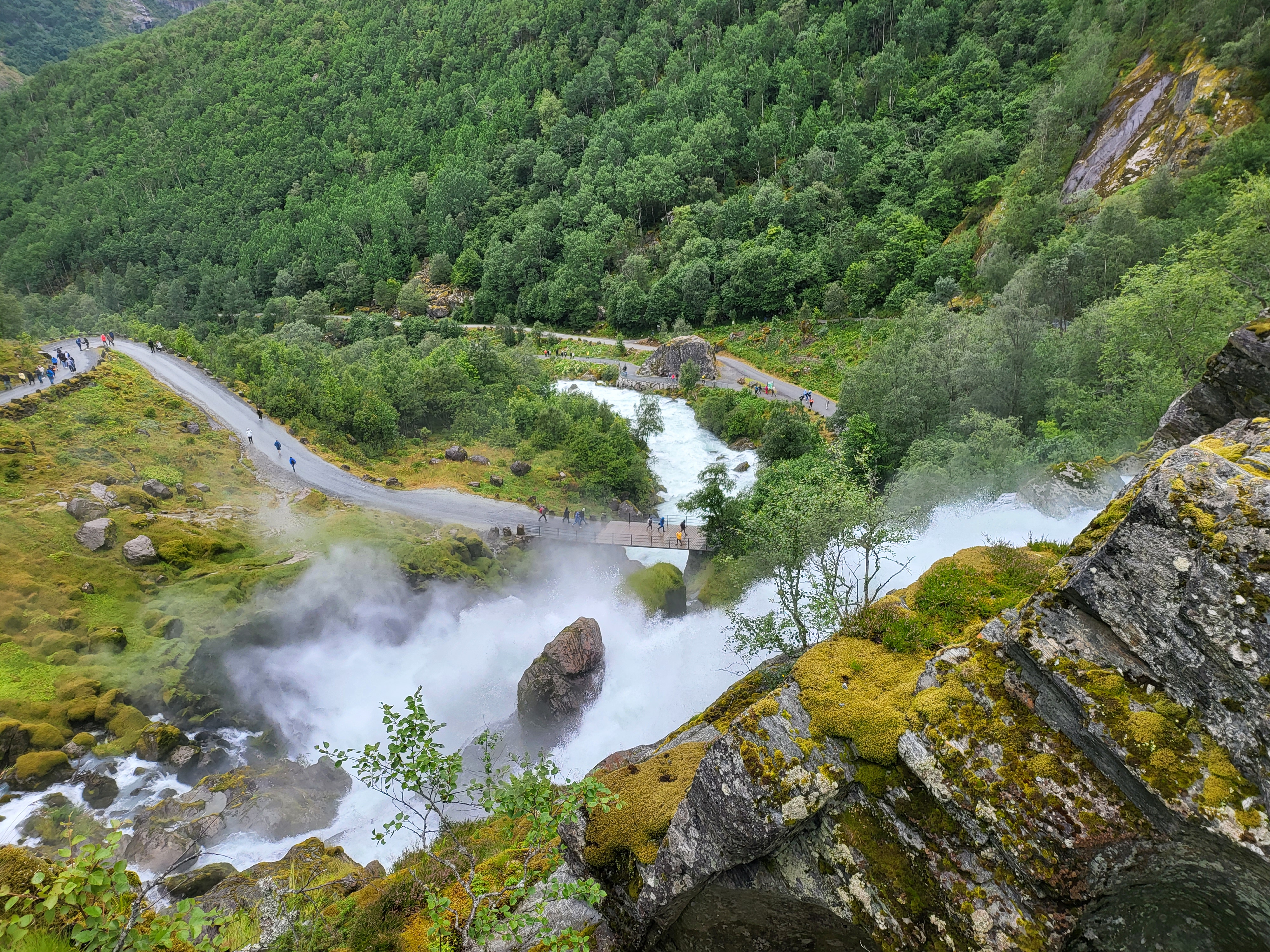 Blick auf den Volefossen