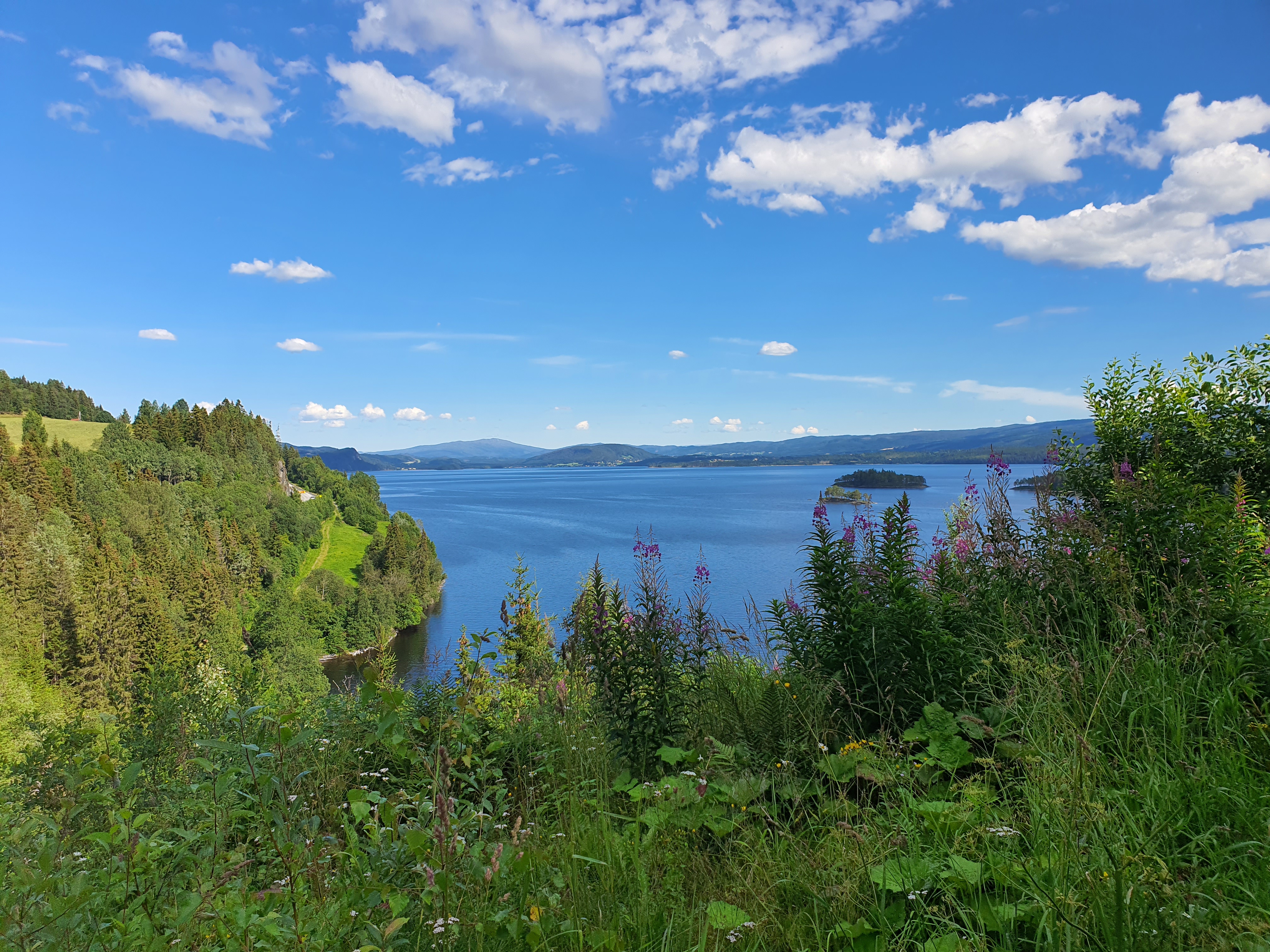 Blick in die Weite von Norwegen