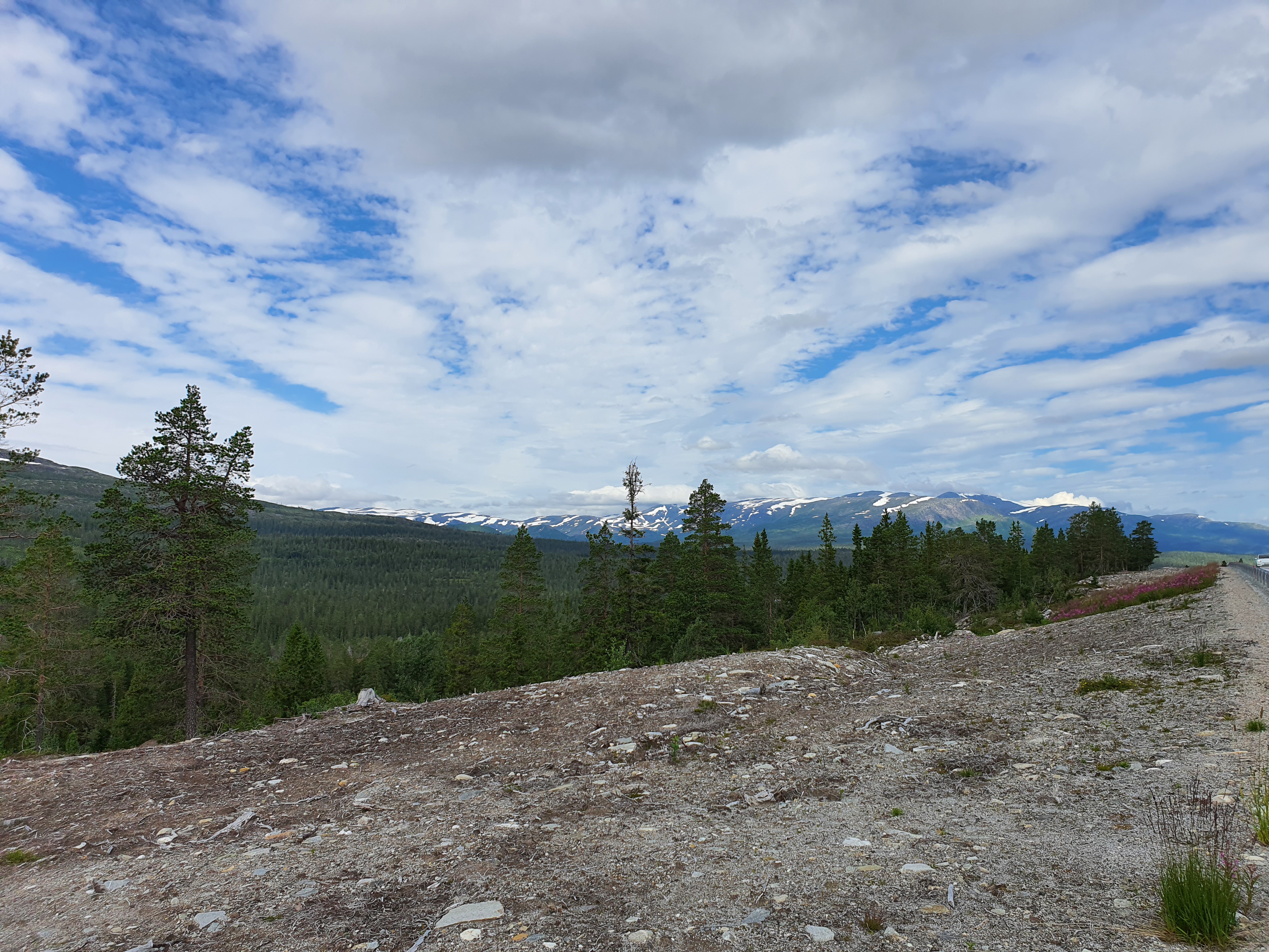 Blick in die Weite von Norwegen